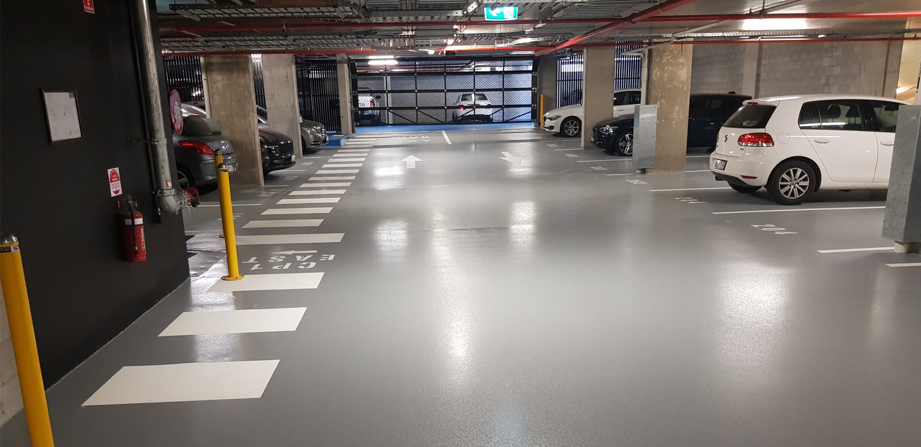 Revêtement de plancher de garage - polyuréthane